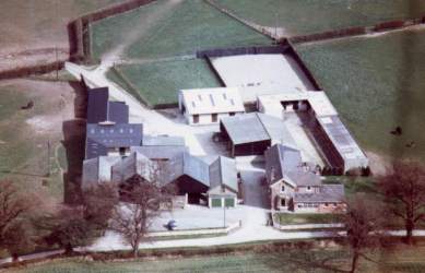 Aerial shot of Goosemoor Stud, not one of mine! Click for a larger image