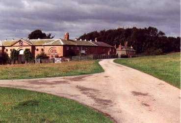 Private Stud at Thornton, with park in front. Click for larger image